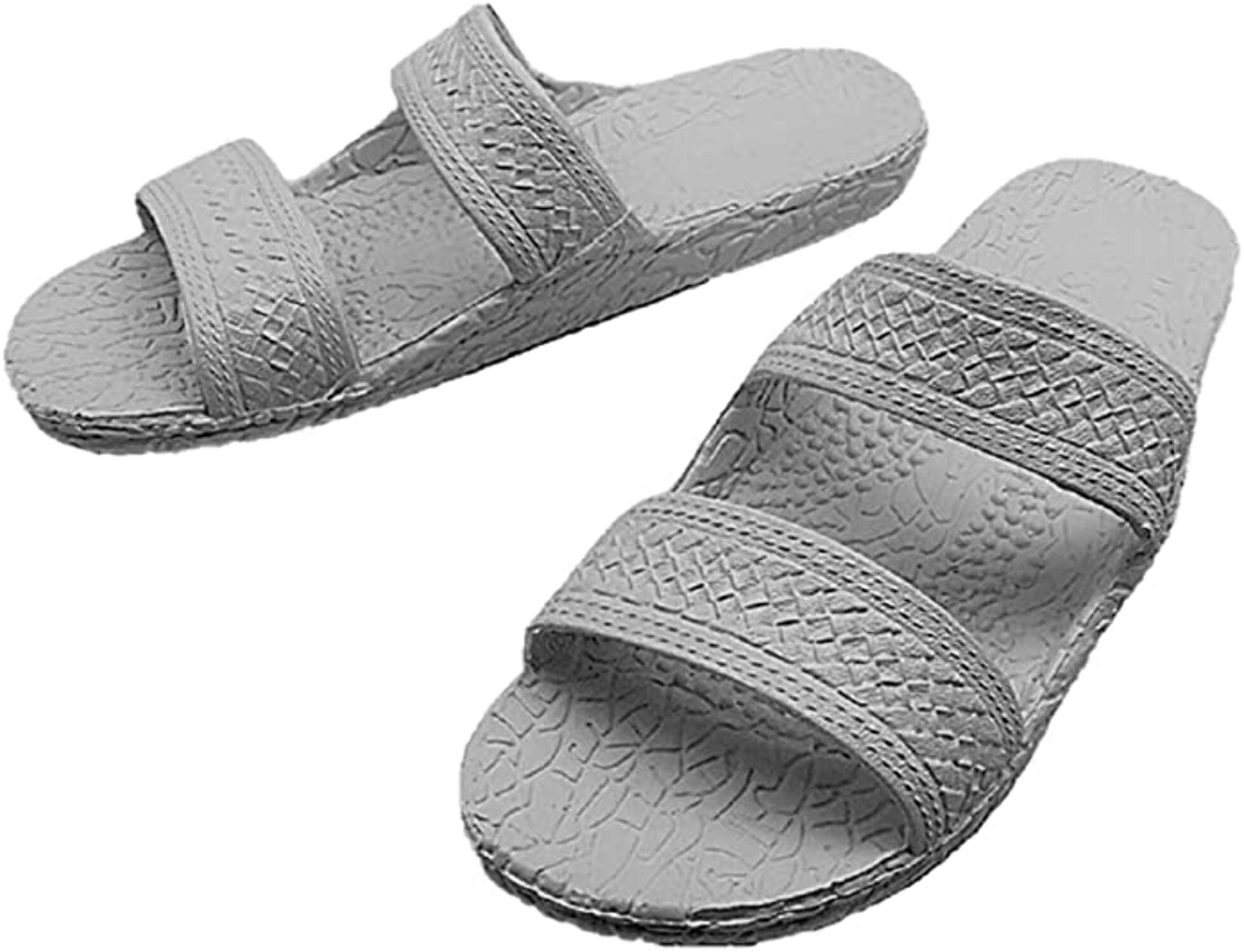 🌴 J-Slips Hawaiian Men’s Sandals in Classic Colors 🌊 Silver M12
