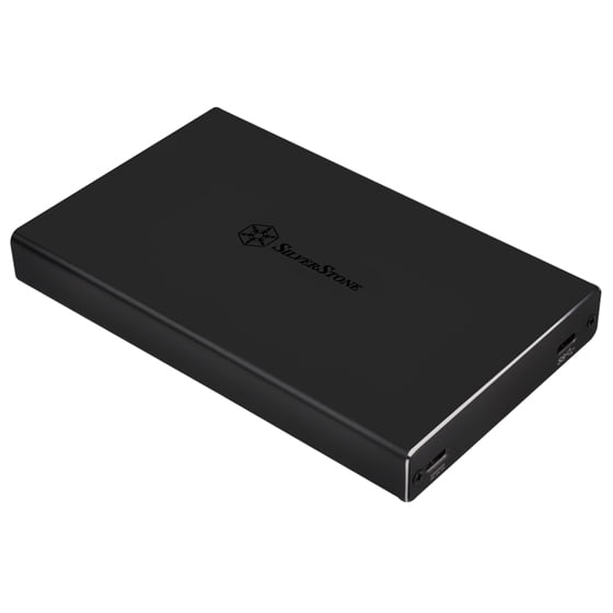 2.5-inch drive enclosure that can house a single 2.5-inch HDD/SSD, It has dual Type-C ports, one for USB 3.1 Gen 1 data transmission