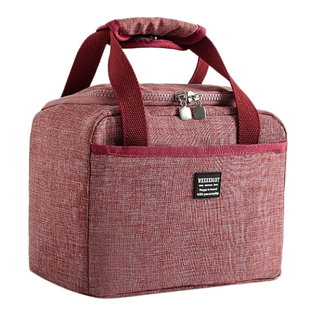 Xihbxyly Bolsa Térmica para Almuerzo, para Almacenar Alimentos, Diseño de Enfriador Suave, Exterior Resistente Al Agua, Ideal para El Trabajo, Picnic, Playa o Gimnasio, Tamaño Compacto de 24 X 14 X 1
