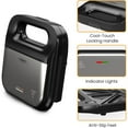thumbnail image 4 of Superjoe Waffle Iron, Panini Press Grill and Sandwich Maker Set, 3 in 1 Electric Sandwich Press with Removable Non-Stick Plates, Indicator Lights & Cool Touch Handle 750W, 4 of 6