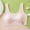 Pink, variant on Xfvqtps Girls Bras with Padded Fixed Cup Seamless Soft Comfortable Breathable Solid Color Wave Hem Cute Girls Print Training Bra for Teen Big Kids Girls Bras for 9-12 Years Light Blue
