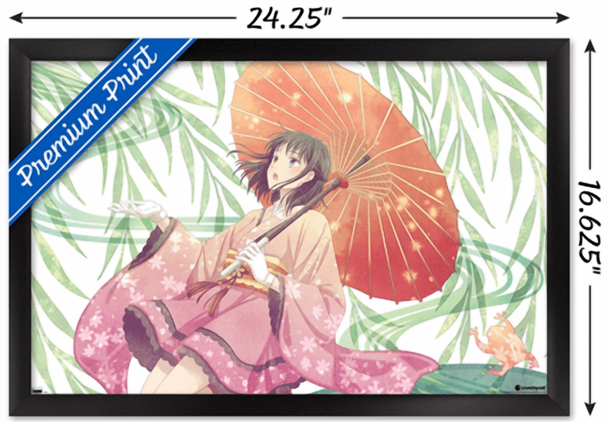 Fruits Basket - Kagura Soma Wall Poster, 14.725" x 22.375" Framed