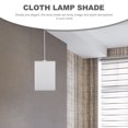 thumbnail image 3 of 1Set White Square Lampshade For Home Use With Light Diffusion Function 14.00X14.00X20.00cm, 3 of 9