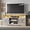 Gray, variant on FANRAL Farmhouse TV Stand with RGB LED Lights,Entertainment Center for 65 Inch TV,Media Console with Power Outlets & Adjustable Shelf for Living Room,Gray TV Stand
