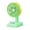 Green, variant on YFGEFTR Ultra Silent Deer Style Desktop Fan with Flexible Clip Base for Dorm Study, Rechargeable Portable Table Blower, Strong Wind Energy Efficient Personal Cooler, 3 Speeds