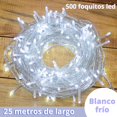 thumbnail image 1 of Serie de luces navideñas DOSYU 25 Metros Blanco FRÍO 500 LEDs, 1 of 9
