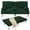 Dark Green, variant on Best Choice Products Modern Linen Convertible Futon Sofa Bed w/ Removable Armrests, Metal Legs, Cupholders - Gray