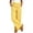 #08 Yellow 【Mix, Match & Rotate: Stock Up on Daily Colors】, variant on Women's Cotton Blend Plaid Wide Leg Pants with Pockets, Mid Rise Elastic Waist, Pockets Trousers, Casual Business Lounge Outdoor Wear, Womens Trousers | VerBelle,Black L