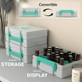 thumbnail image 4 of Essential Oil Organizer, 35 Essential Oil Storage Box for Shelf Display, Travel Hard Carrying Oils Case for doTERRA & Young Living, Carries All Brands of 5ml/10ml/15ml Bottles, Stickers Included, 4 of 6