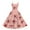 Watermelon Red, variant on LWavelet 2026 Valentine's Cute Core Spaghetti Strap Dress, Heart Print Brunch Outfit Flared Swing Sundress Black M