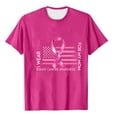 thumbnail image 6 of Ounisa Breast Cancer Women Tops Cancer Awareness Crewneck Short Sleeve Casual Fashion Sweatshirt Ribbon Cancer Care Gifts Loose Fit Clothes, 6 of 6