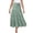 Green, variant on Boho Maxi Skirts For Women Flowy Elastic High Waist Tiered Pleated A Line Casual Beach Vacation Skirt (XXL, Orange)