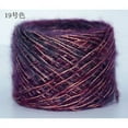 thumbnail image 1 of Nvzi Hilo suave y brillante de 100 g: hilo multicolor para tejer, crochet, tejer, hilo de paisajes, hilo multicolor para tejer, morado y dorado, 1 of 3
