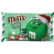 Angle View: M&M's Holiday Mint Chocolate Candy, 9.9 Oz.