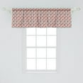 thumbnail image 2 of Ambesonne Geometric Window Valance, Colorful Mosaics, 54" X 18", Multicolor, 2 of 3