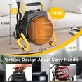 thumbnail image 4 of Calentador de garaje POOPLE de 1500 W eléctrico para exteriores con sobrecalentamiento, 4 of 7