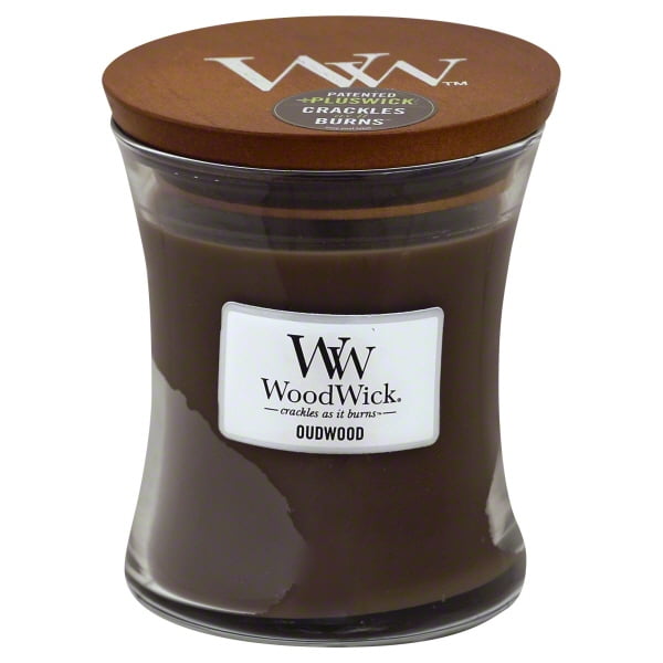 Virginia Gift Brands, WoodWick Oudwood Candle, 9.7 oz