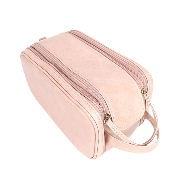 Bolsa de almacenamiento de maquillaje, bolsa de viaje, bolsa de cosméticos para viaje de negocios en casa Rosa