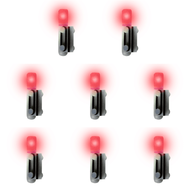 Punta Caña Pescar Que Cambia Color LED Inducción Alarmas Picadura Pez () Roja