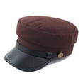 thumbnail image 2 of HNMKIU Classic Unisex Beret Style Baseball Cap for Men and Women with Comfortable Breathable Design Coffee,One Size, 2 of 2