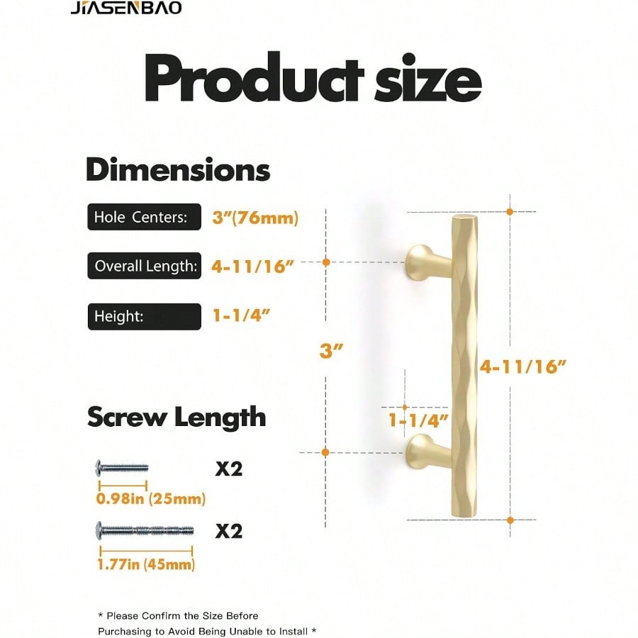 Brushed Gold Cabinet Pulls 3 Hole Center 10 Pack Hammered Brass Cabinet Handles Decorative Kitchen Drawer Dresser Cupboard Bathroom Vanity Cabinet Hardware Rhombus
