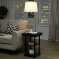 thumbnail image 2 of Gymax Floor Lamp End Table Modern Bedside Nighstand Desk w/ USB Charging Ports Shelves, 2 of 10