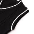 thumbnail image 6 of Otqutp Sweater Vest for Kids Boys Girls V Neck School Uniform Knitted Pullover Comfy Soft Sleeveless Fall Winter Tank Top, 6 of 9