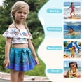 thumbnail image 4 of Marendyee Girls 2 Pieces Isabella Swimsuit Mirabel Bikini Short-Sleeve Swim Dress Tankini Magic Family Adventure Swimwear 5-6 Years, 4 of 14