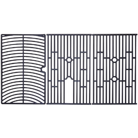 3pc Matte Cast Iron Cooking Grid for Brinkmann Gas Grills 33.75