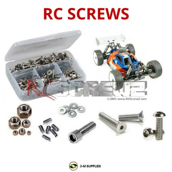 RCScrewZ Stainless Screw Kit tek020 for Tekno NB48 2.0 1/8th Buggy TKR9300 RC Car | SET