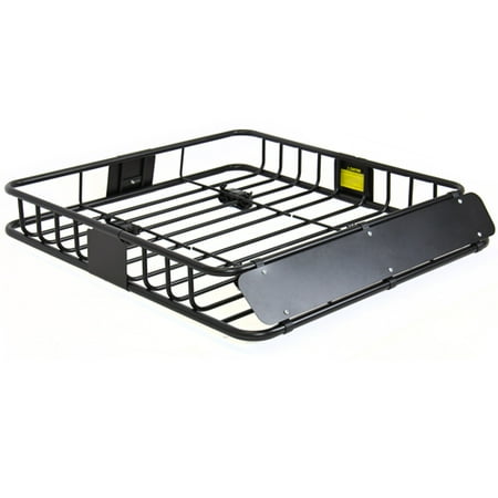 Best Choice Products Universal Car SUV Cargo Roof Top Rack Luggage Carrier Basket for Traveling - (Best Rooftop Ski Carrier)