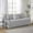 Gray, variant on Daybed Cover Set 5 Piece - Double Sided Quilted Luxe, All Season Cozy Bedding with Bedskirt & Matching Shams, Kienna Blush 75"x39", Machine Washable, OEKO-TEX Certified