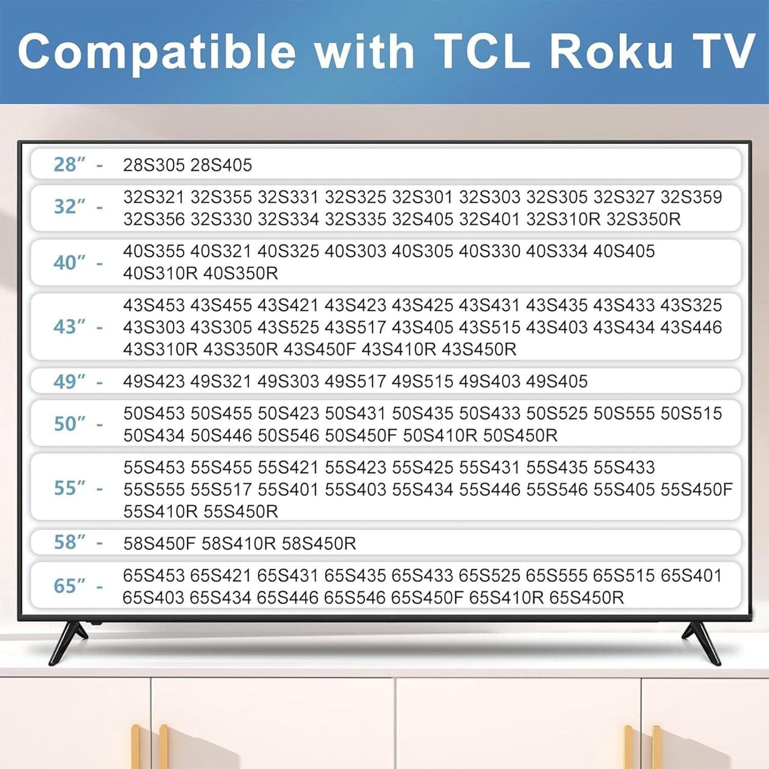 TV Stand for Element Roku TV Legs,for Element 300/400 / 450 Series,TV Stand Legs for Element 24 32 43 50 55 58 65 in,Please Measure Distance Between Bottom Two Holes