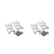 thumbnail image 2 of Tholdsy Brazo oscilante delantero para coche, 2 piezas, servicio profesional de larga duración, exquisito reemplazo de brazos de suspensión RC para Plata 2piezas Tholdsy CBP203190, 2 of 5