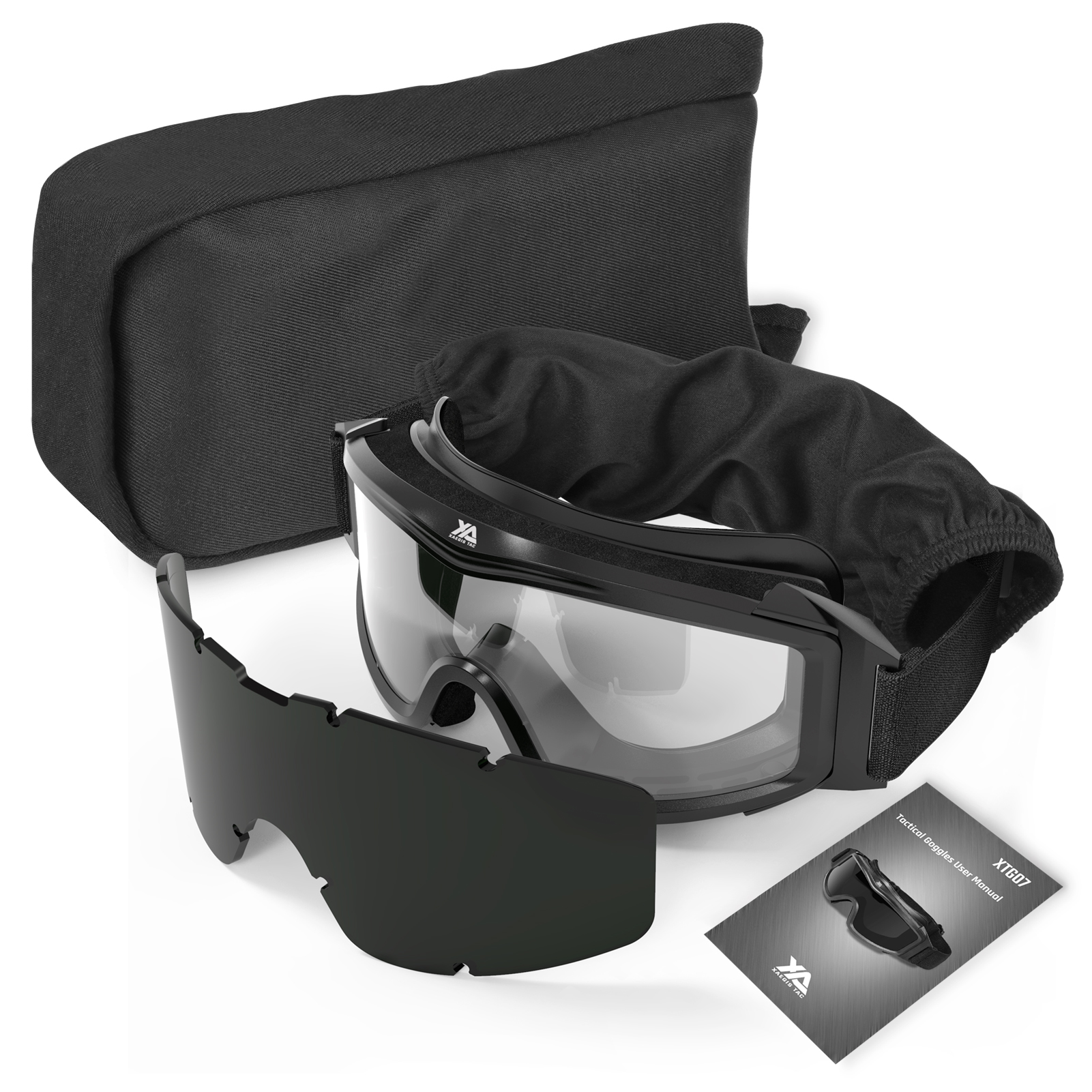 Xaegistac Airsoft Goggles Anti-Fog Glasses Designed for Safety and Comfort During Outdoor Activities Ideal for Shooting and Hunting