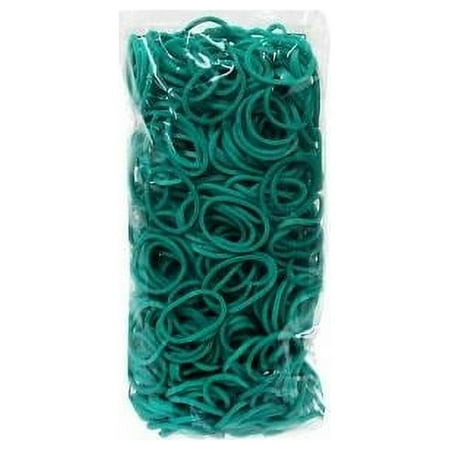 Rainbow Loom (formerly Twistz Bandz) Latex Free Rubber Band Refill + C-clips - TEAL