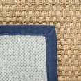 thumbnail image 6 of SAFAVIEH Natural Fiber Arbor Bordered Runner Rug, Natural/Navy Blue, 2'6" x 14', 6 of 10