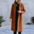 thumbnail image 2 of Women's Warm Winter Trench Coat Long Blend Overcoat Fashionable Outerwear For Ladies, 2 of 4