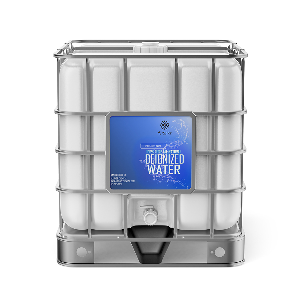 Deionized Water 275 Gallon IBC Tote