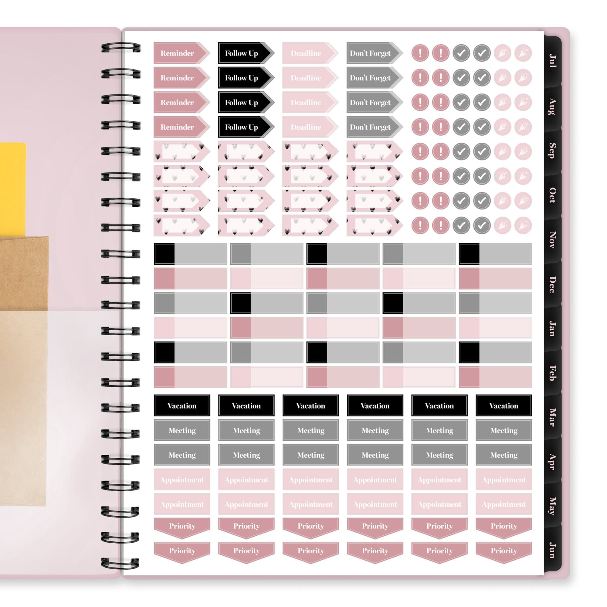 Mead Cambridge Cherish Academic 2026-2027 Weekly Monthly Planner Large 8 12 x 11