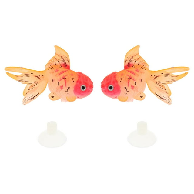 Juego de 2 peces flotantes artificiales realistas para acuario paisajístico. Tipo 3