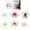 M - 6 COLOR, variant on Sea Urchin Baits for Bass Fishing, 2.6/3.54/4.33 Inch, 6/9 Pack