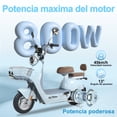 thumbnail image 2 of Motobici Electrica Honey Whale UNA Azul, 2 of 7