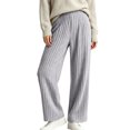thumbnail image 4 of Njagoc3 Pants for Women | High Waist Drawstring Wide Leg Trousers with Ribbed Detail | Relaxed Loose Fit for Fall Casual Daily Wear & Relaxed Activities，Gray，M, 4 of 6