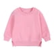 thumbnail image 1 of Gibobby Blusas Manga Larga Niñas Sudadera de forro polar para niños pequeños y niñas, abrigo superior de Color sólido para bebés y niñas, Tops para niñas （Rosa， 9-12 Meses), 1 of 5