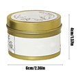 thumbnail image 3 of Valentine's Day Gift, Dried Flower Crystal Stone Scented Candle in Tin Can, Aromatherapy Soy Wax Candle for Relaxation, Romantic Present for Her Him, 2.4x2.4x1.6 Inch Gold, 3 of 7