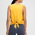thumbnail image 2 of Chbgutlmr Yoga Tops for Women Round Neck Sleeveless Split Back Loose Athletic Gym Workout Running Tops, 2 of 5
