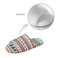 thumbnail image 4 of Psesaysky Xms Reindeer Print House Slippers for Women Comfortable Arch Support Indoor Slippers Open Toe Soft Bedroom Shoes, Size 9-10, 4 of 7