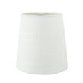 thumbnail image 4 of Meriville Set of 6 Off White Linen Clip On Chandelier Lamp Shades, 3.5-inch by 4.5-inch by 4.5-inch, 4 of 5