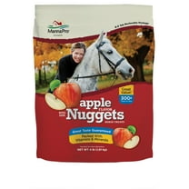Manna Pro Bite-Size Nuggets Horse Treats, Apple, 4 lbs.